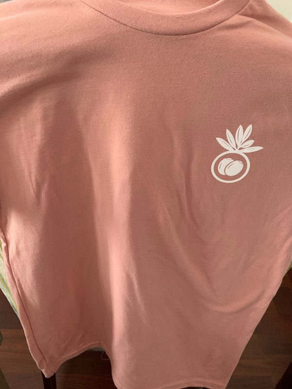 Desert Pink "Short Sleeve" tee shirt with American Farmer design - Image 2